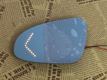 Синее зеркало заднего вида Osmrk для Honda Jade с электрическим подогревом, светодиодный динамический боковой сигнал поворота, антибликовое, увеличенное зрение