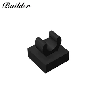 Little Builder 15712 Строительные блоки Технологические DIY 1x1 Топ с зажимной пластиной Кирпичи 10 шт. MOC Развивающие игрушки для творчества